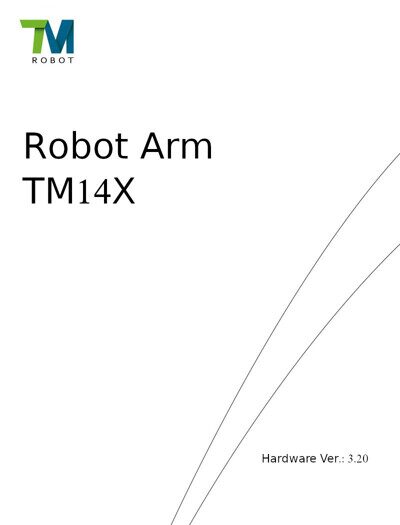 Манипулятор робота TM14X [2,5 Мб]